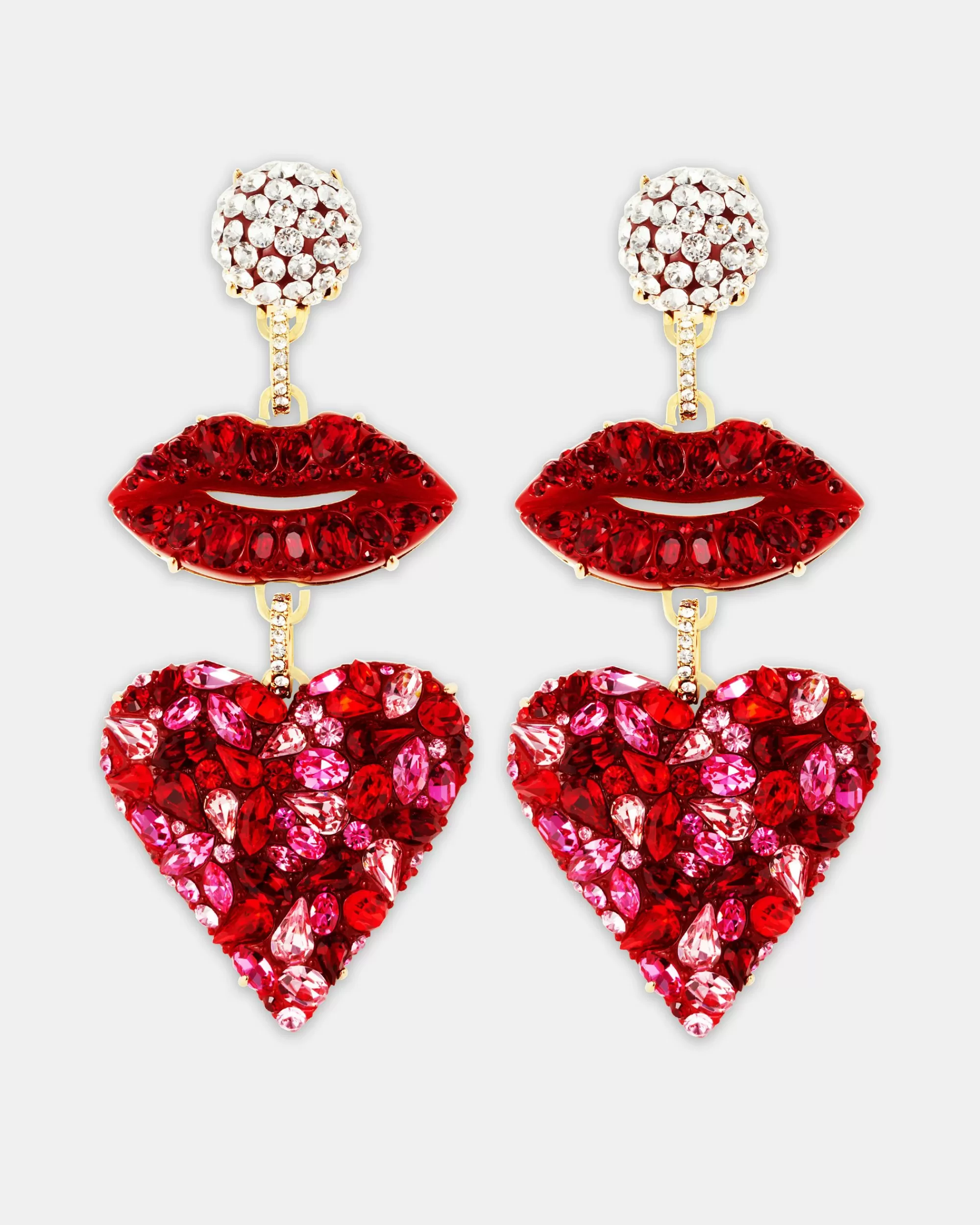 Aquazzura Kiss Me Heart Earrings | Jewelry