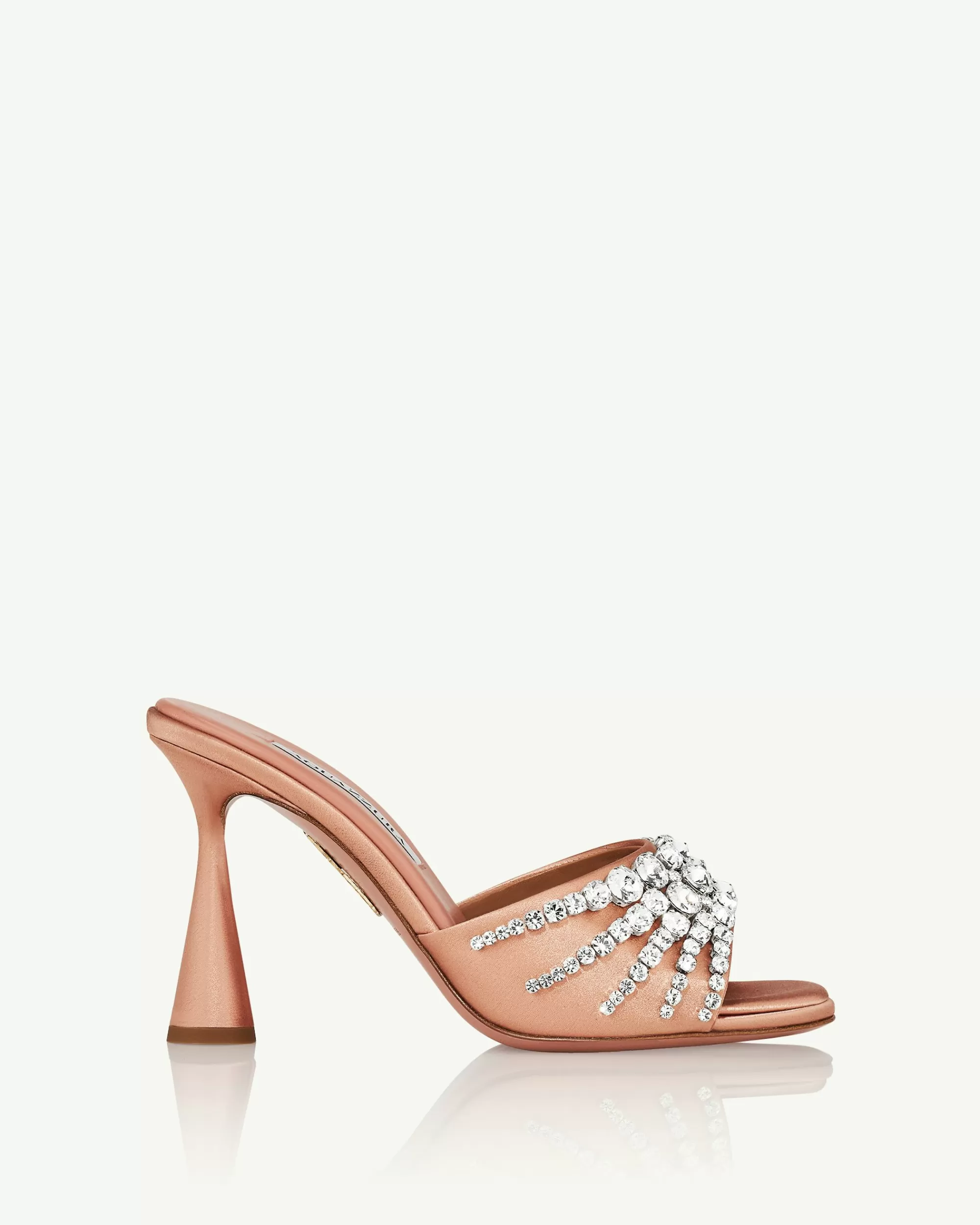 Aquazzura Max Crystal Mule 95 | Sandals | Slides & Mules