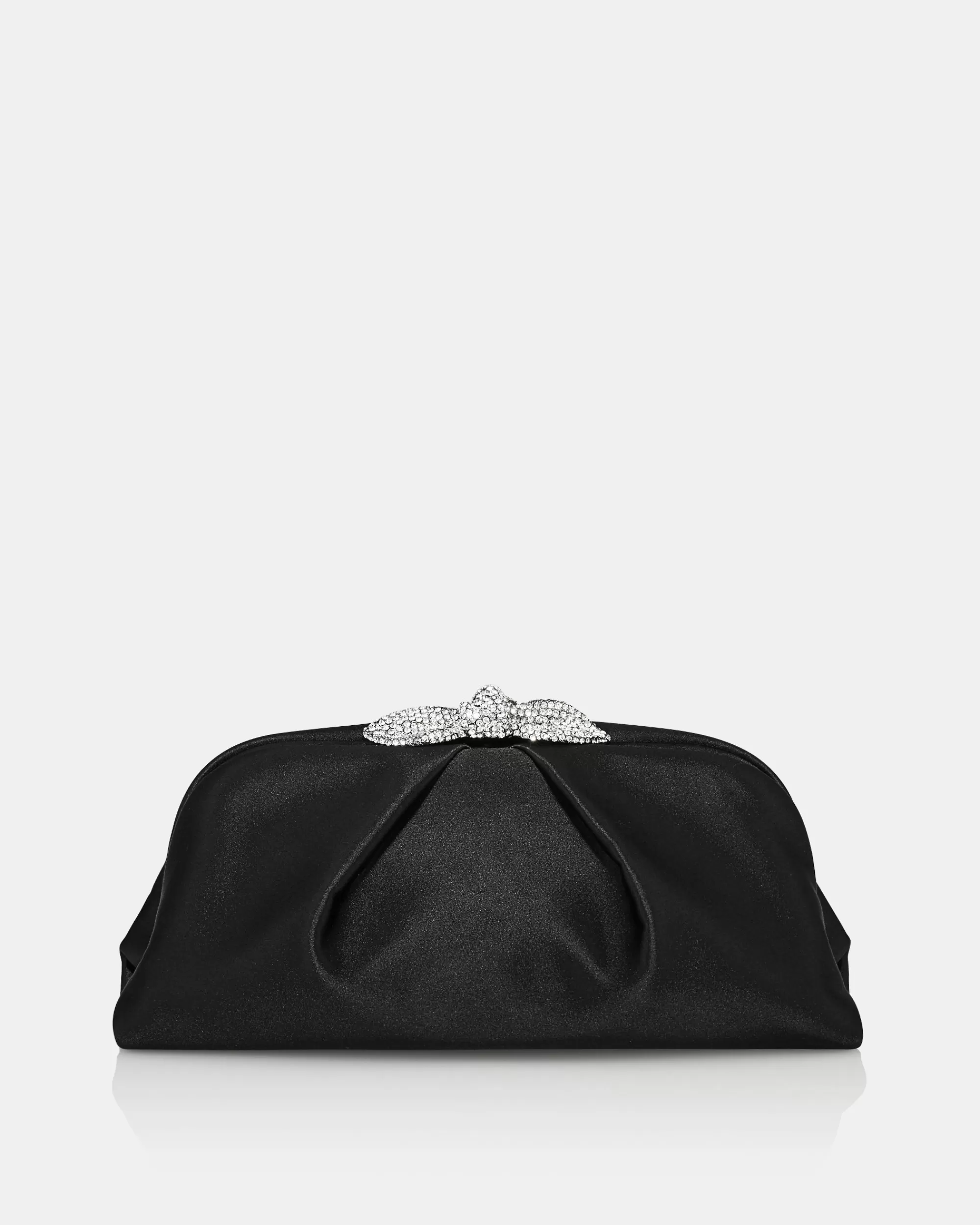 Aquazzura Very Bow Tie Crystal Clutch | Clutch Bags