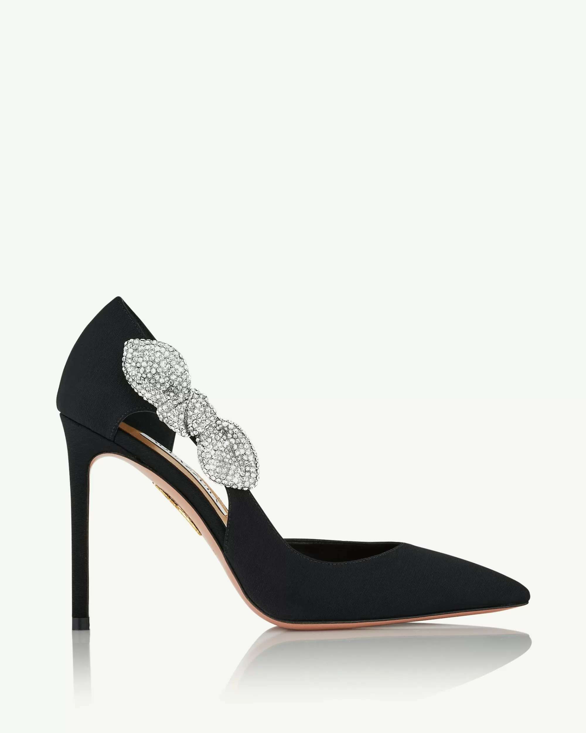 Aquazzura Very Bow Tie Crystal Pump 105 | Pumps
